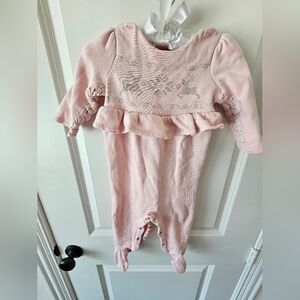 Ralph Lauren Pink Kids Footie One Piece